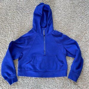 Lululemon Psychic Blue Oversized Half Zip Scuba
